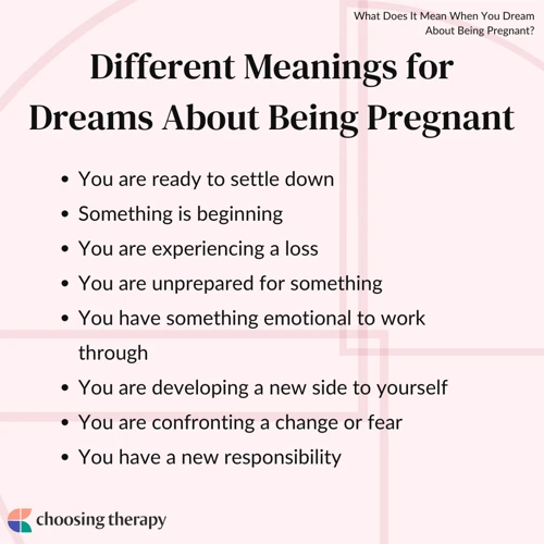 Common Interpretations Of Dreams About Being Pregnant