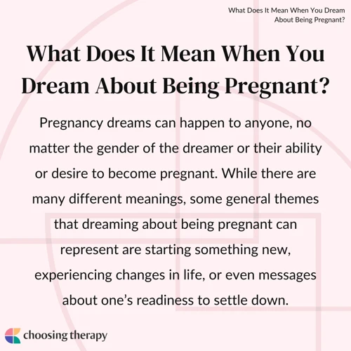 Common Themes In Dreams About Giving Birth