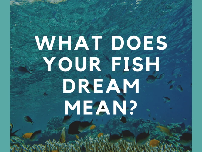 Interpreting Different Contexts Of Dreaming About Fish