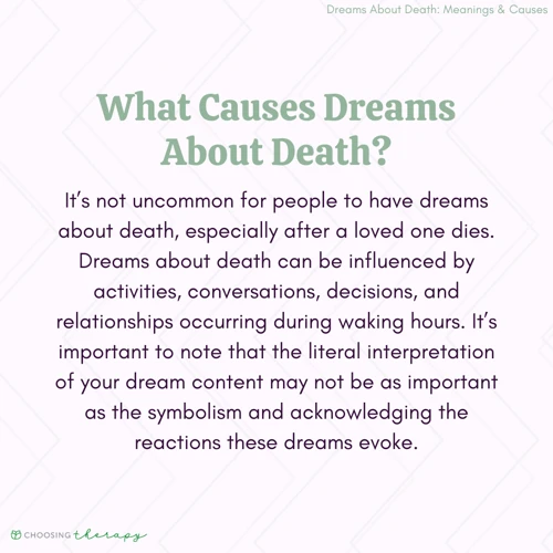 Interpreting Dreams About The Dead