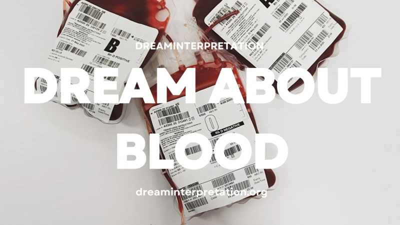 Interpreting The Presence Of Blood In Dreams