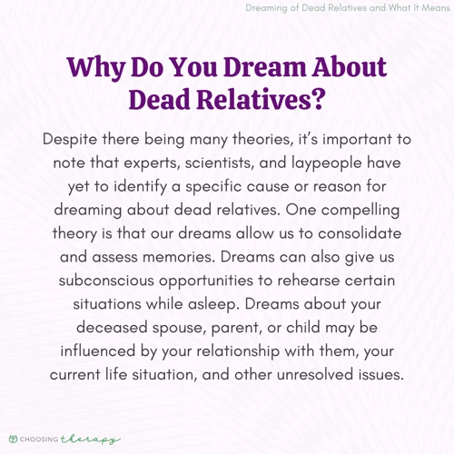 Why Do We Dream About Deceased Loved Ones?